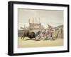 Chulos Playing the Bull, 1865-William Henry Lake Price-Framed Giclee Print