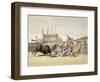 Chulos Playing the Bull, 1865-William Henry Lake Price-Framed Giclee Print