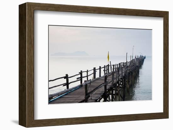 Chumphon, Thailand. Chumphon is one of the main ports for backpackers.-Micah Wright-Framed Photographic Print