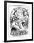 Chunnel Hopes and Fears-Linley Sambourne-Framed Art Print