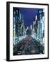 Chuo-Dori Avenue, Ginza, Tokyo, Japan-Walter Bibikow-Framed Photographic Print