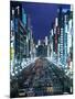 Chuo-Dori Avenue, Ginza, Tokyo, Japan-Walter Bibikow-Mounted Photographic Print