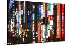 Chuo-Dori, Elevated View at Dusk Along Tokyo's Most Exclusive Shopping Street-Gavin Hellier-Stretched Canvas