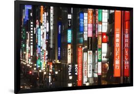 Chuo-Dori, Elevated View at Dusk Along Tokyo's Most Exclusive Shopping Street-Gavin Hellier-Framed Photographic Print