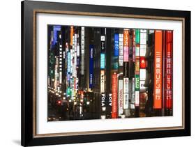 Chuo-Dori, Elevated View at Dusk Along Tokyo's Most Exclusive Shopping Street-Gavin Hellier-Framed Photographic Print