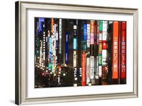 Chuo-Dori, Elevated View at Dusk Along Tokyo's Most Exclusive Shopping Street-Gavin Hellier-Framed Photographic Print