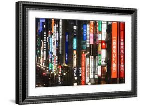 Chuo-Dori, Elevated View at Dusk Along Tokyo's Most Exclusive Shopping Street-Gavin Hellier-Framed Photographic Print