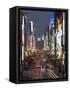 Chuo-Dori, Tokyo's Most Exclusive Shopping Street, Ginza, Tokyo, Honshu, Japan-Gavin Hellier-Framed Stretched Canvas