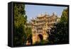 Chuong Duc Gate, Forbidden City in Heart of Imperial City-Nathalie Cuvelier-Framed Stretched Canvas