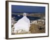 Church Above Ormos, the Port, Island of Ios, Cyclades, Greece-Gavin Hellier-Framed Photographic Print