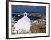 Church Above Ormos, the Port, Island of Ios, Cyclades, Greece-Gavin Hellier-Framed Photographic Print