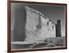 Church Acoma Pueblo. NHL New Mexico, Mision De San Estevan Del Rey Acoma 1933-1942-Ansel Adams-Framed Art Print