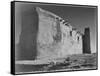 Church Acoma Pueblo. NHL New Mexico, Mision De San Estevan Del Rey Acoma 1933-1942-Ansel Adams-Framed Stretched Canvas