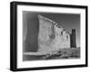 Church Acoma Pueblo. NHL New Mexico, Mision De San Estevan Del Rey Acoma 1933-1942-Ansel Adams-Framed Art Print