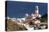 Church and Bay, Candelaria, Tenerife, 2007-Peter Thompson-Stretched Canvas