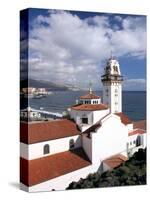 Church and Bay, Candelaria, Tenerife, 2007-Peter Thompson-Stretched Canvas