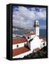 Church and Bay, Candelaria, Tenerife, 2007-Peter Thompson-Framed Stretched Canvas
