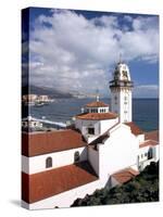 Church and Bay, Candelaria, Tenerife, 2007-Peter Thompson-Stretched Canvas