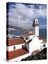 Church and Bay, Candelaria, Tenerife, 2007-Peter Thompson-Stretched Canvas