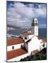 Church and Bay, Candelaria, Tenerife, 2007-Peter Thompson-Mounted Photographic Print