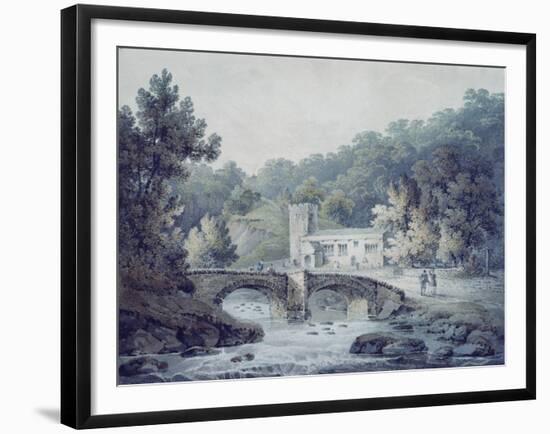 Church and Bridge, Hubberholme, Yorkshire-James Bourne-Framed Giclee Print