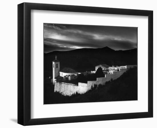 Church and Cemetery, Spain, 1960-Brett Weston-Framed Photographic Print