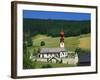 Church and Cemetery, Urach, Black Forest, Baden Wurttemberg, Bavaria, Germany-Gavin Hellier-Framed Photographic Print