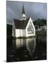 Church and Koi Pond, Wailea Beach, Maui, Hawaii, Hawaiian Islands, USA-Alison Wright-Mounted Photographic Print