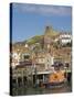 Church and Lifeboat in the Harbour, Whitby, North Yorkshire, Yorkshire, England-Neale Clarke-Stretched Canvas