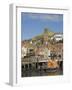 Church and Lifeboat in the Harbour, Whitby, North Yorkshire, Yorkshire, England-Neale Clarke-Framed Photographic Print