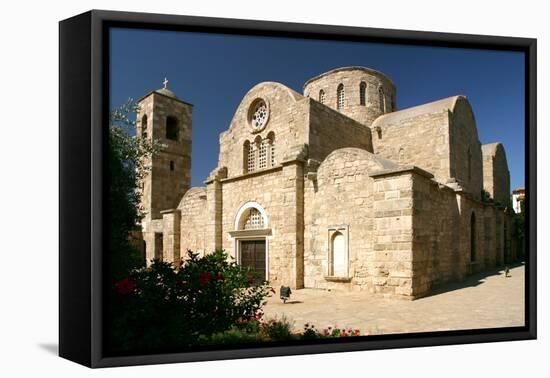 Church and Monastery, North Cyprus-Peter Thompson-Framed Stretched Canvas