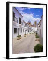 Church and Street in Altea, Valencia, Spain, Europe-Gavin Hellier-Framed Photographic Print