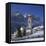 Church and Village of Colfosco, South Tirol, Trentino Alto Adige, Italy-null-Framed Stretched Canvas