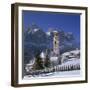 Church and Village of Colfosco, South Tirol, Trentino Alto Adige, Italy-null-Framed Photographic Print