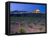 Church and village of San Vicente de la Sonsierra, La Rioja, Spain-Janis Miglavs-Framed Stretched Canvas