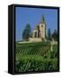 Church and Vineyards, Hunawihr, Alsace, France, Europe-John Miller-Framed Stretched Canvas