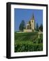 Church and Vineyards, Hunawihr, Alsace, France, Europe-John Miller-Framed Photographic Print