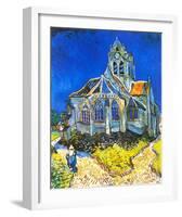 Church at Auvers, c.1895-Vincent van Gogh-Framed Art Print