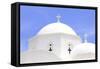 Church at Kambos, Patmos, Dodecanese, Greek Islands, Greece, Europe-Neil Farrin-Framed Stretched Canvas