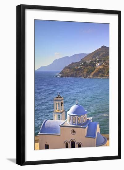 Church at Kantouni, Kalymnos, Dodecanese, Greek Islands, Greece, Europe-Neil Farrin-Framed Photographic Print