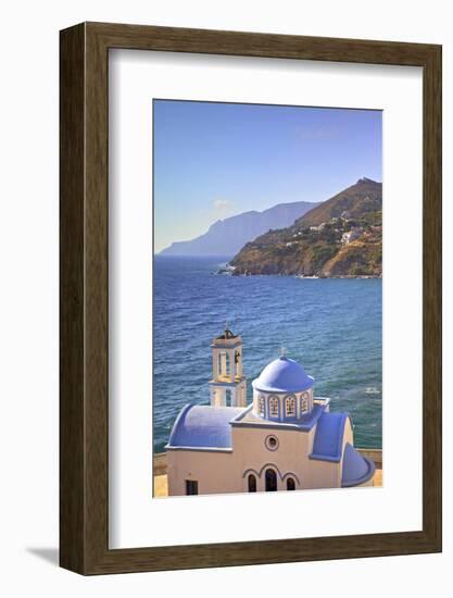 Church at Kantouni, Kalymnos, Dodecanese, Greek Islands, Greece, Europe-Neil Farrin-Framed Photographic Print