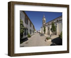 Church at La Couarde Sur Mer, Ile De Re, Charente-Maritime, France, Europe-Peter Richardson-Framed Photographic Print