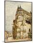 Church at Moret after the Rain, 1894 (Oil on Canvas)-Alfred Sisley-Mounted Giclee Print