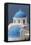 Church at Oia, Santorini, Cyclades, Greek Islands, Greece-Rolf Richardson-Framed Stretched Canvas