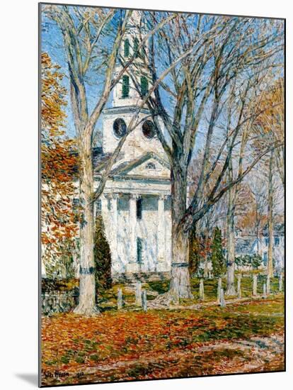 Church at Old Lyme, 1903-Childe Hassam-Mounted Premium Giclee Print