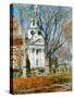 Church at Old Lyme, 1903-Childe Hassam-Stretched Canvas