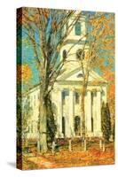 Church at Old Lyme, Connecticut-Childe Hassam-Stretched Canvas