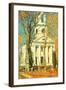 Church at Old Lyme, Connecticut-Childe Hassam-Framed Art Print