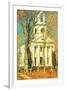 Church at Old Lyme, Connecticut-Childe Hassam-Framed Art Print