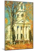 Church at Old Lyme, Connecticut-Childe Hassam-Mounted Art Print